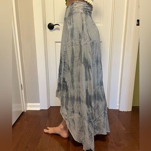 Free People Chambray Maxi Skirt